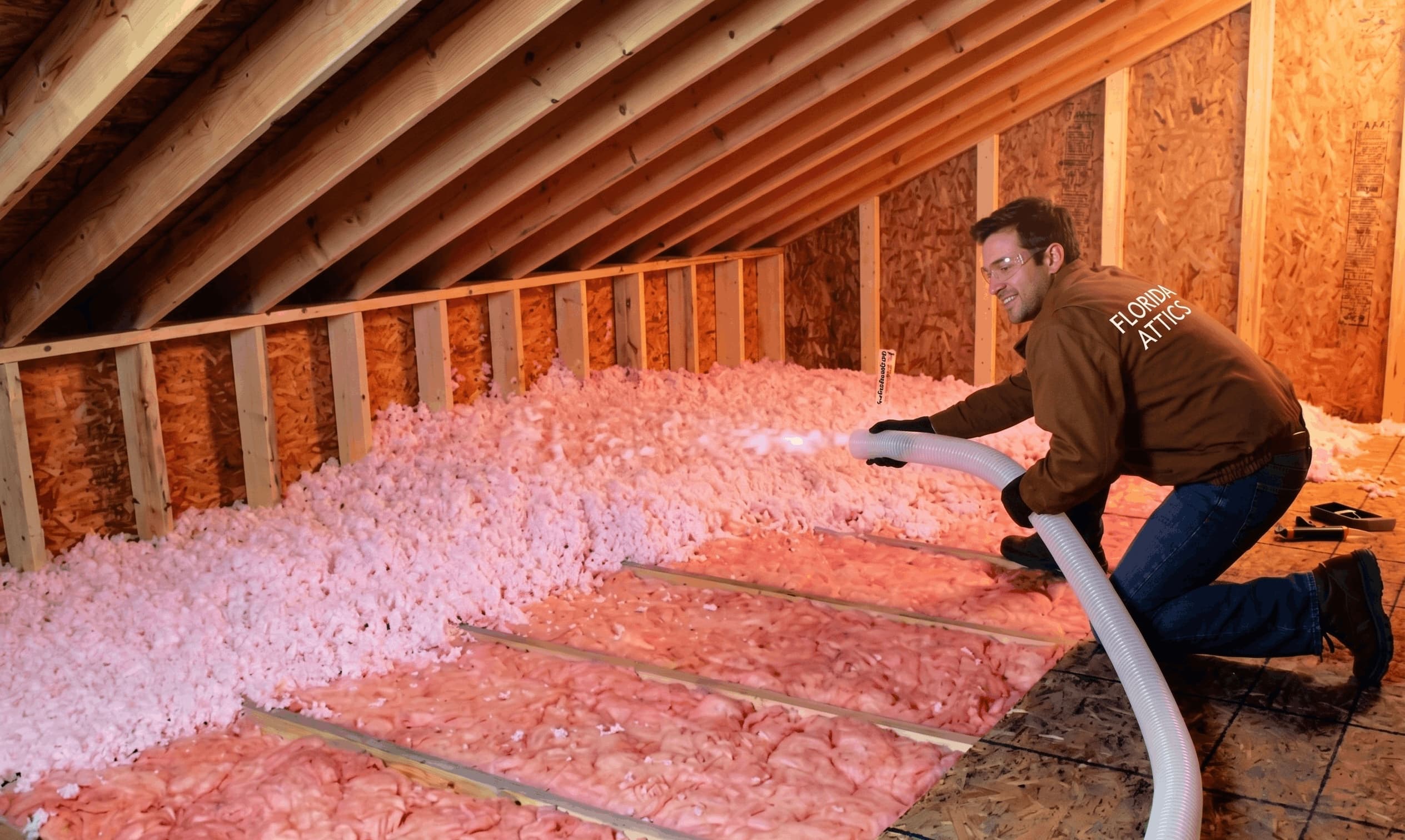 Attic insulation in Neptune Beach, Florida