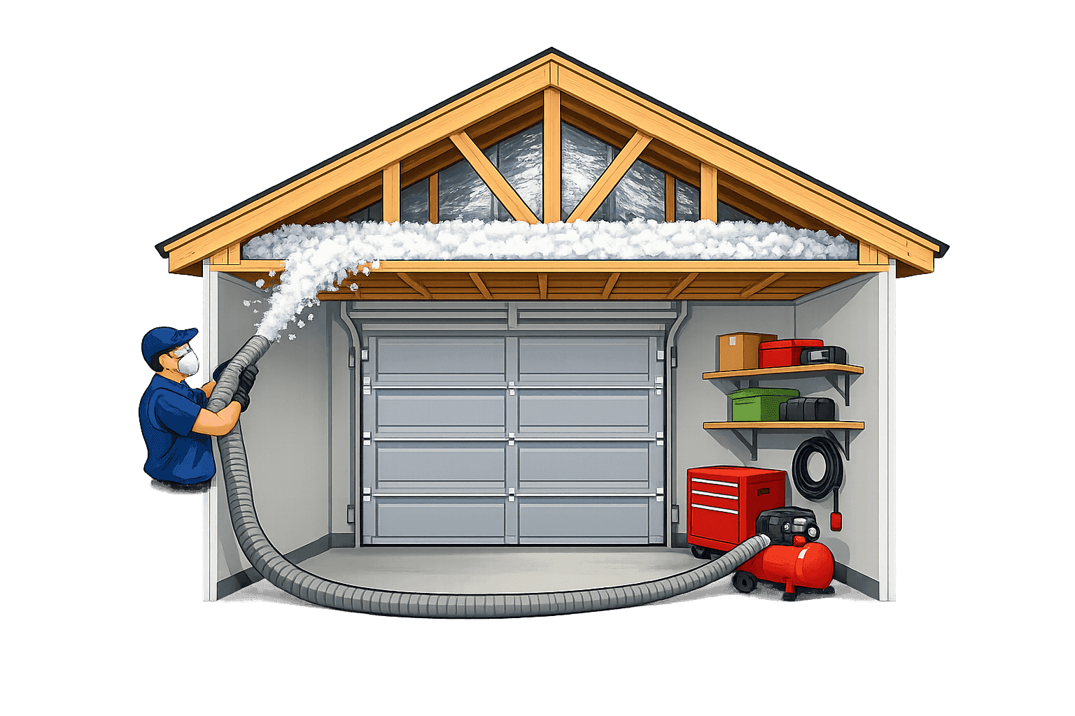 A cool, comfortable Florida garage